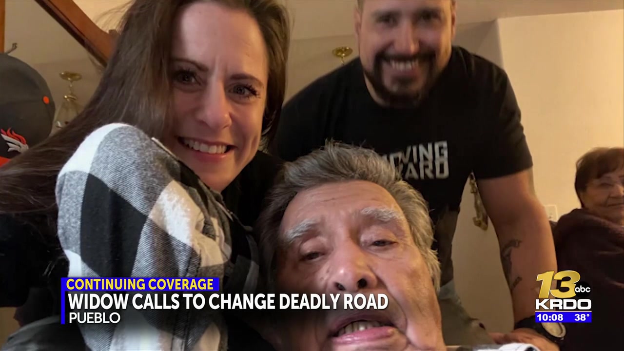 Pueblo widow calls for safety changes on North Vassar after husband killed in car crash