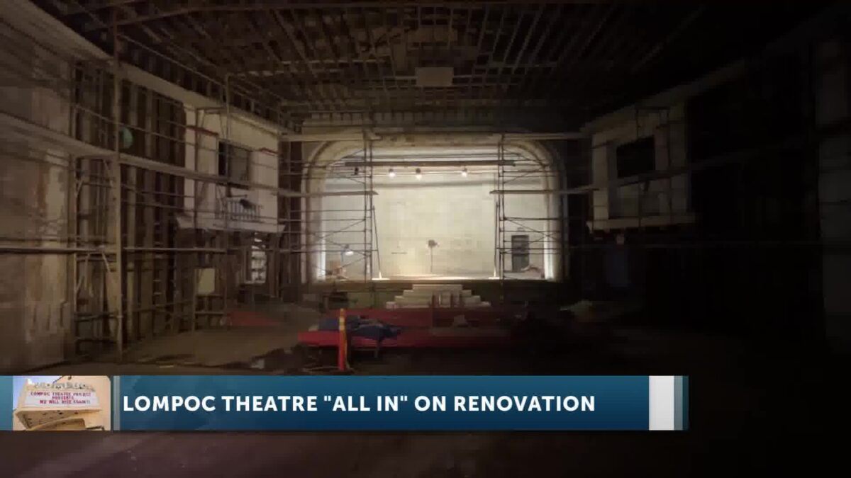 Lompoc Theatre Renovation Project Boosted By The Chumash Foundation