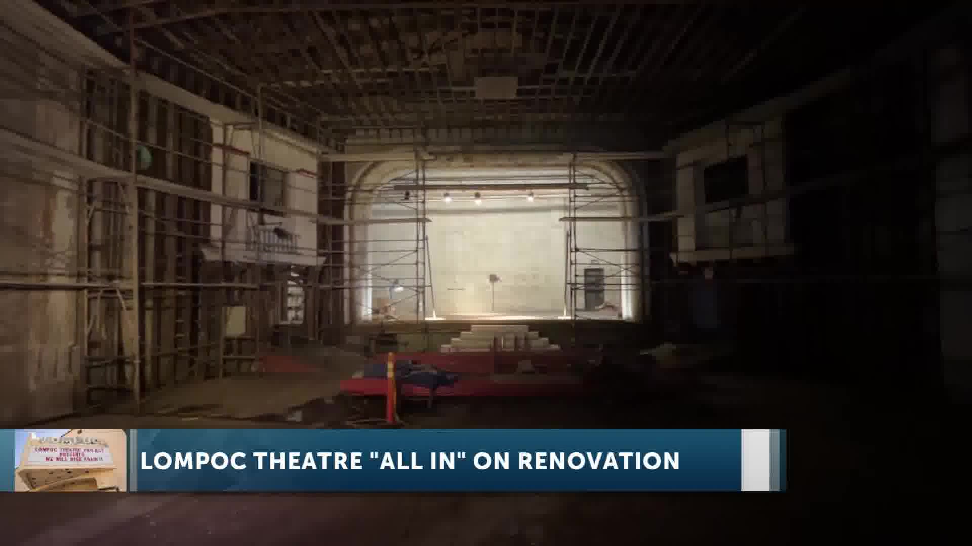 Lompoc Theatre Renovation Project Boosted By The Chumash Foundation