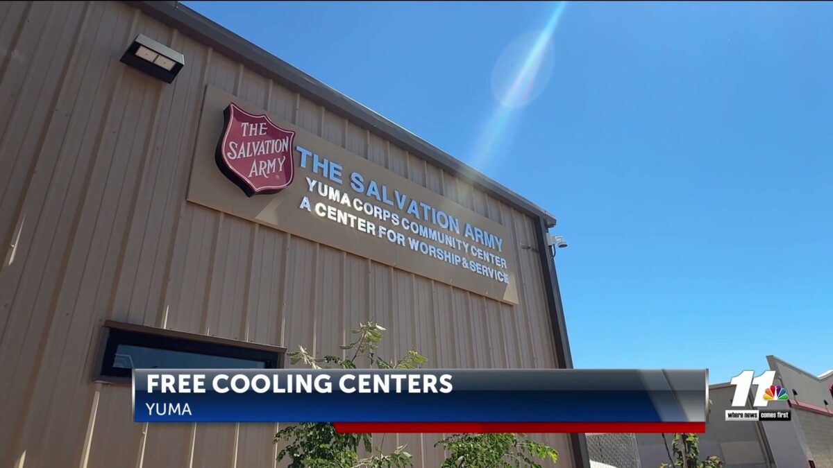Yuma Salvation Army sets up cooling center amid extreme heat