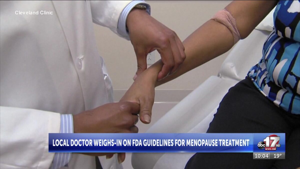 Local doctor weighs in on removal of ‘black box’ warnings from HRT products used to treat menopause