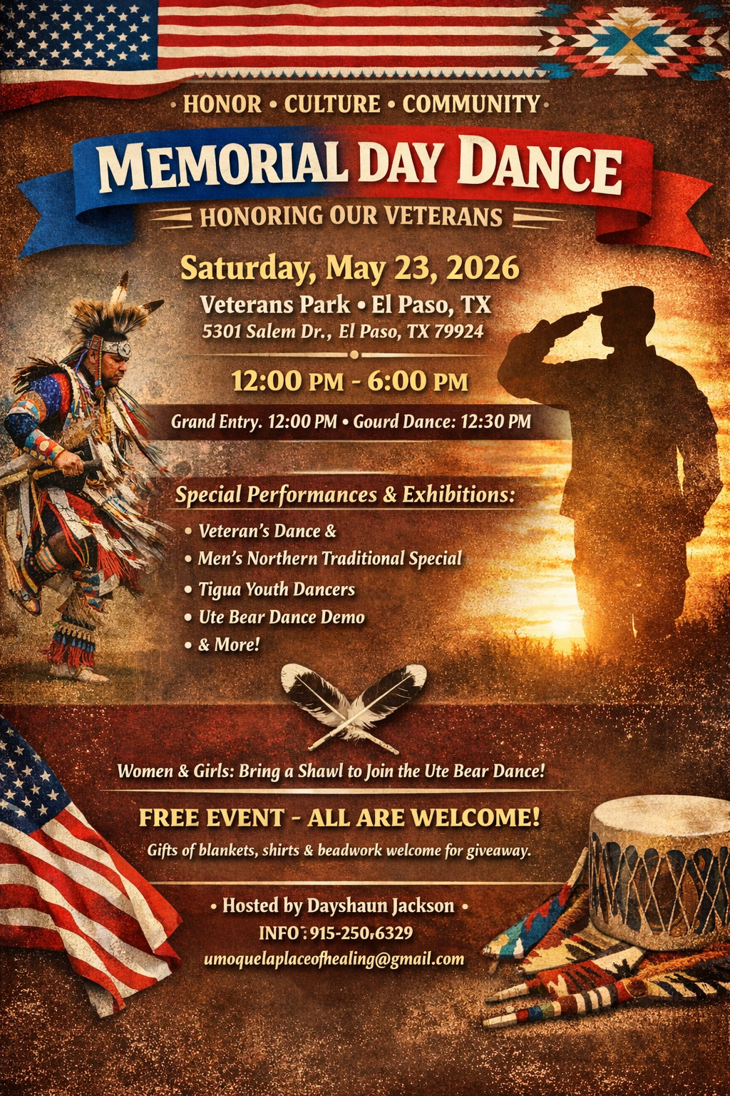 Memorial Day Dance Honoring Veterans to be held at Northeast El Paso Park