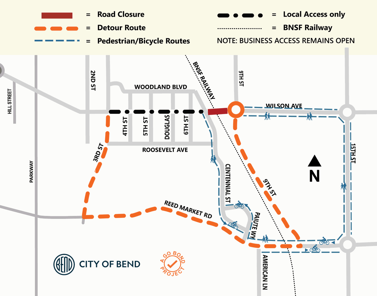 Full closure of Wilson Avenue set for railroad upgrades and safety enhancements