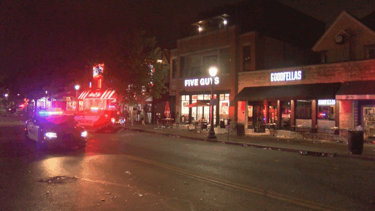 Five women were shot early April 26 during a fight near Indiana University’s campus