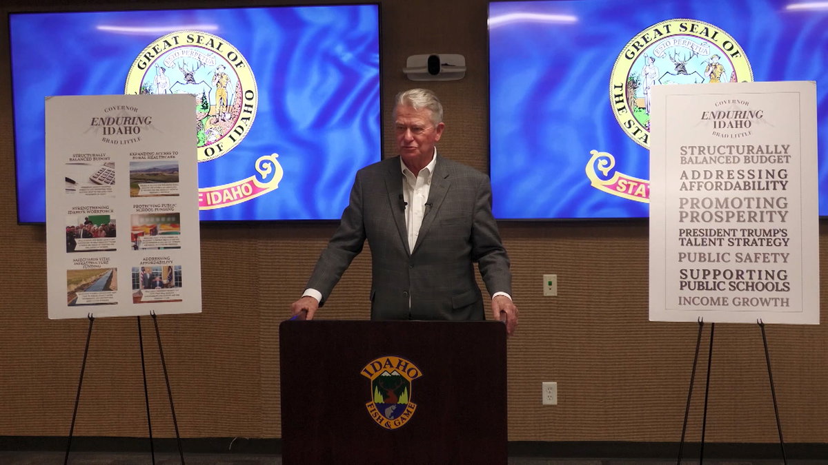 Gov. Brad Little comes to Idaho Falls to discuss 2026 legislative session