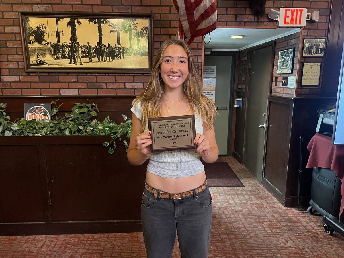 San Marcos sweeps Athlete of the Week honors at SB Athletic Round Table luncheon