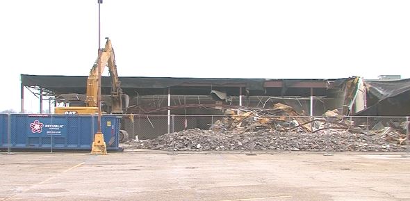 Demolition of old Jefferson City Gerbes makes way for Immaculate Conception Catholic Church expansion