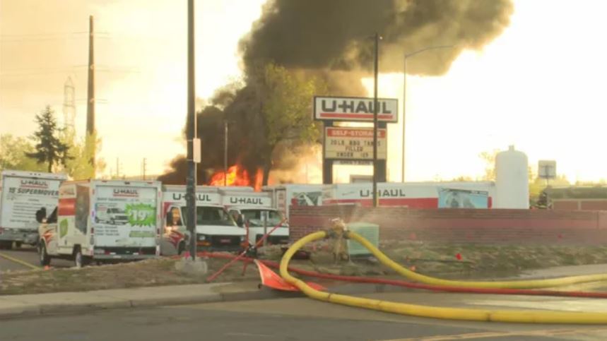 Firefighters in the Denver metro area rushed to a fuel truck fire and possible hazmat situation on Santa Fe near Belleview early Monday morning. According to South Metro Fire Rescue