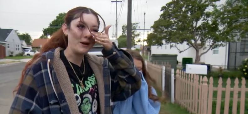 Surveillance video shows the 7-month-old French bulldog