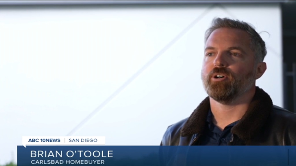 Brian O'Toole is a Carlsbad homebuyer.