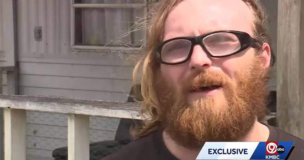 Dalton Drake was rescued from flash flooding in Henry County on Thursday after he crawled out of his car and into a tree to survive.