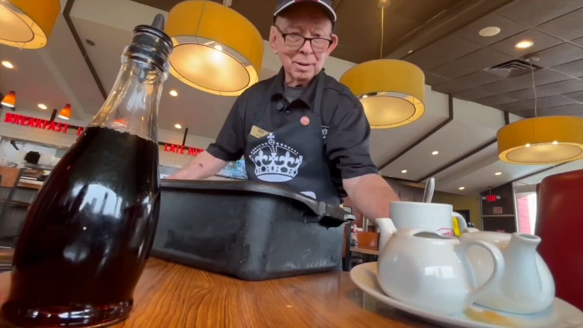 Barney Mullen was hired in the late 1970s and has become a fixture of the restaurant. Coworkers and customers know him for his perfect attendance