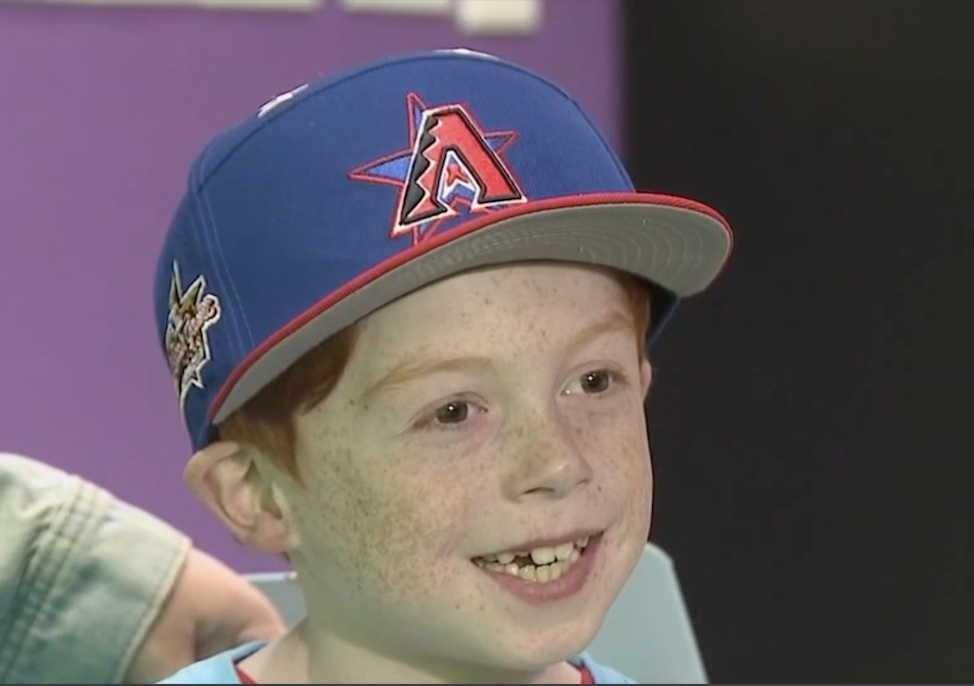 He is the 8-year-old from Queen Creek we introduced you to in March. He's one of our Kidcasters at Phoenix Children's hospital who was born with half a heart. He has undergone three open-heart surgeries in the last year alone.