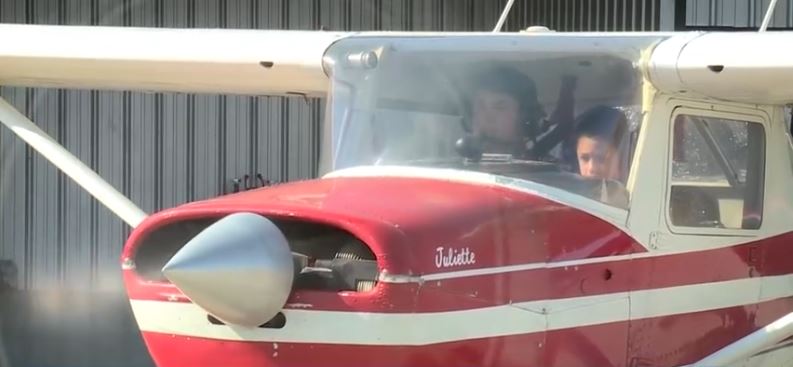 The Mission Park Elementary School student has logged more than 10 hours in the air so far