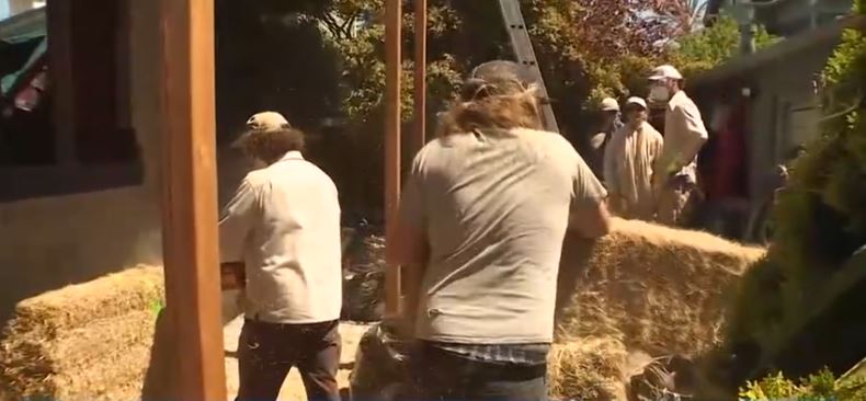Local organizations in Santa Cruz County are working together to build a straw bale tiny home village next to Mount Calvary Lutheran Church on Cabrillo College Drive in Soquel