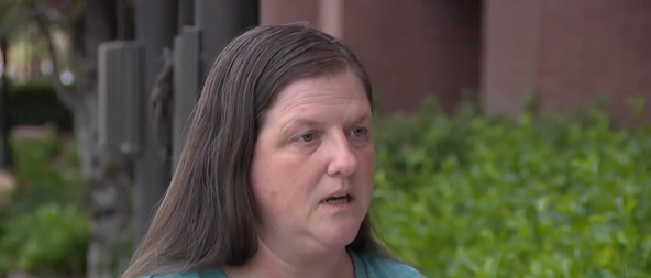 Erin Plumb was sitting on the tailgate of her family's truck when she somehow fell as they were backing out of a neighbor's driveway. The impact left her with a severe head injury