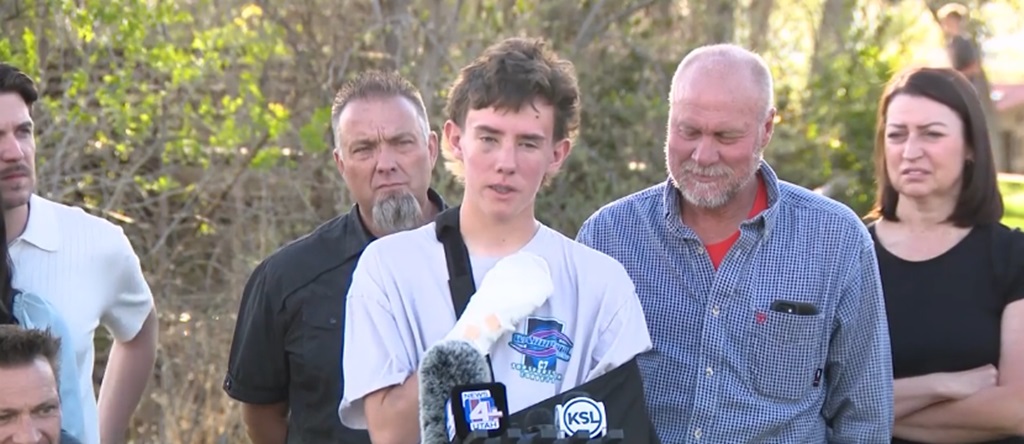 Fifteen-year-old Corey Wayman said he still doesn’t understand how he survived the crash that took the lives of 15-year-old Xander Hover and 17-year-old Ava Olivares.