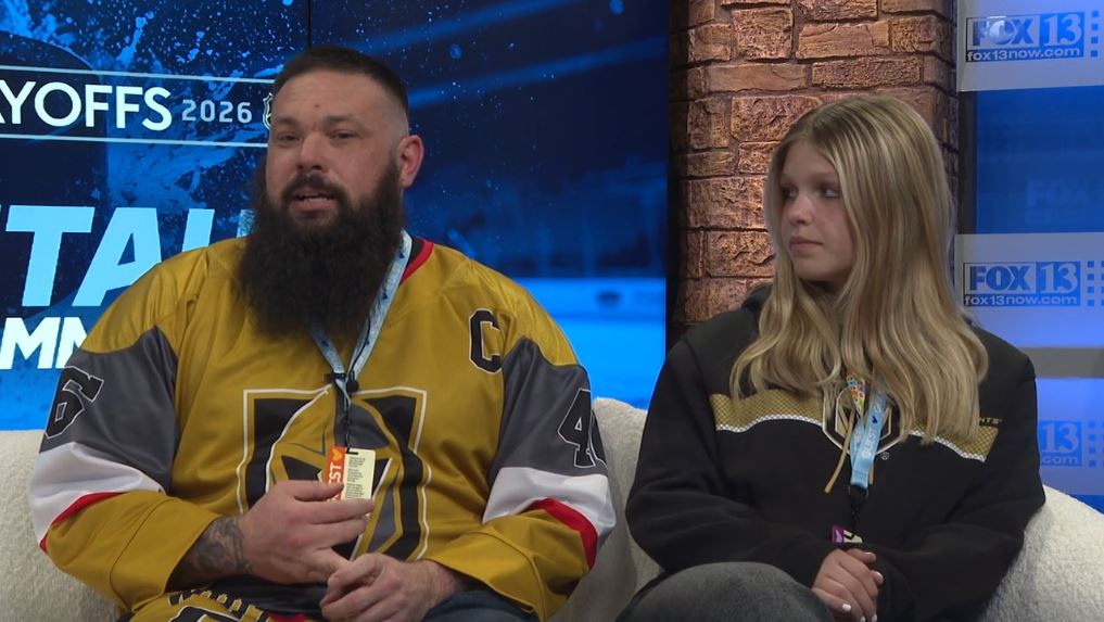 Golden Knights family finds comfort in Mammoth hockey community after having a baby in the NICU