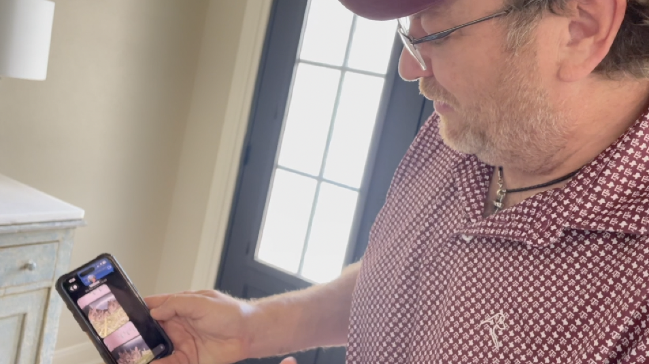 Bobby Butler showing 15 ABC the progress of the fluffle that RobCo Wildlife Rescue shared with him.