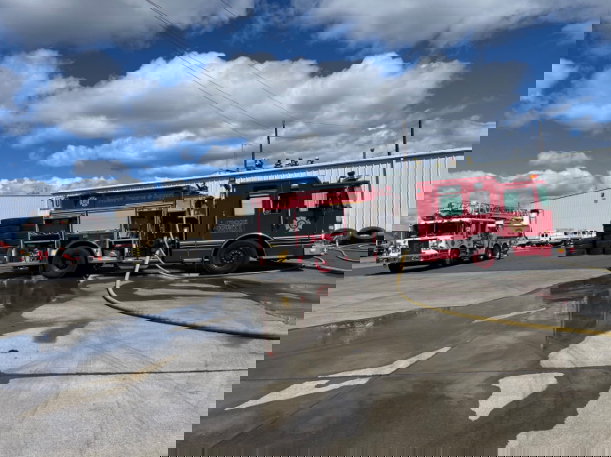 Fire breaks out at Les Schwab Tires warehouse in Prineville; Crook County Fire crews douse flames