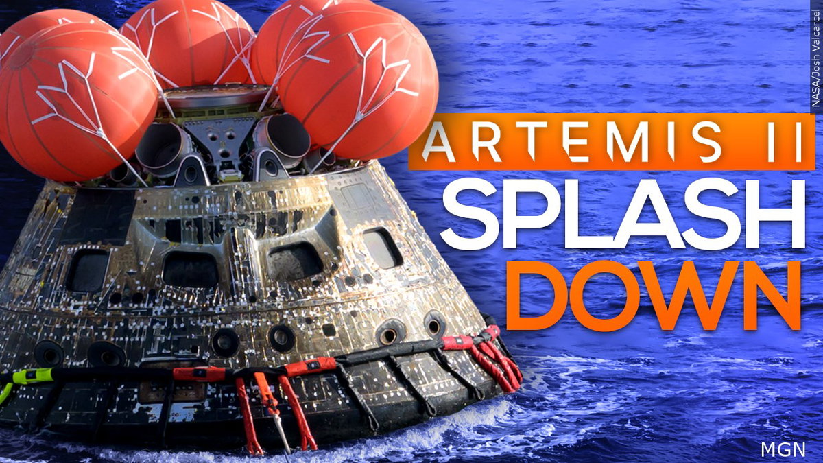 Watch Live: Artemis II Splash Down