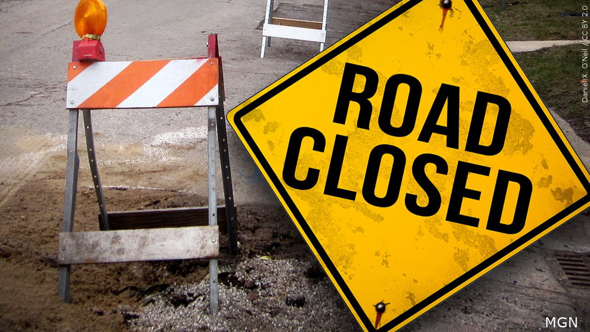 McCabe Road closed due to road damage