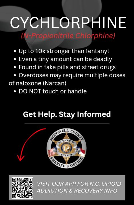 Western North Carolina sheriffs are warning the public about a new synthetic drug they say is more potent than fentanyl.