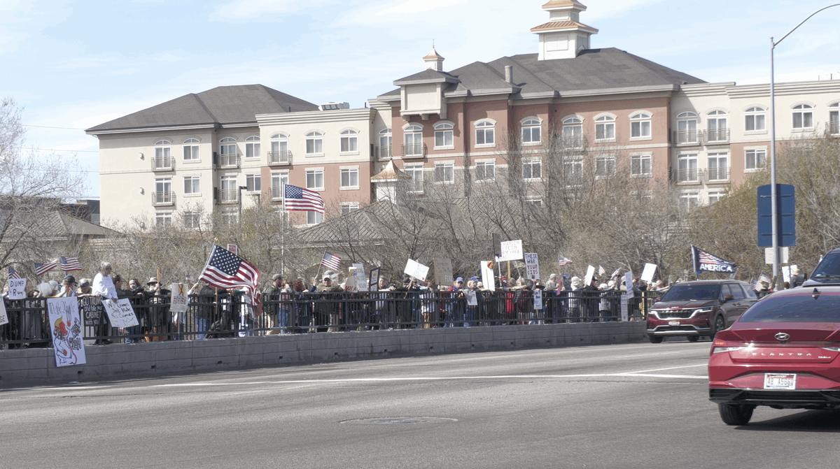 ‘We’re not going to be quiet’: thousands join ‘No Kings’ rallies in Idaho Falls and Rexburg