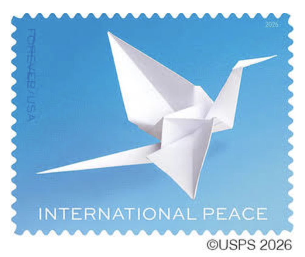 Santa Barbara Origami Crane Gets U.S. Postal Stamp of Approval