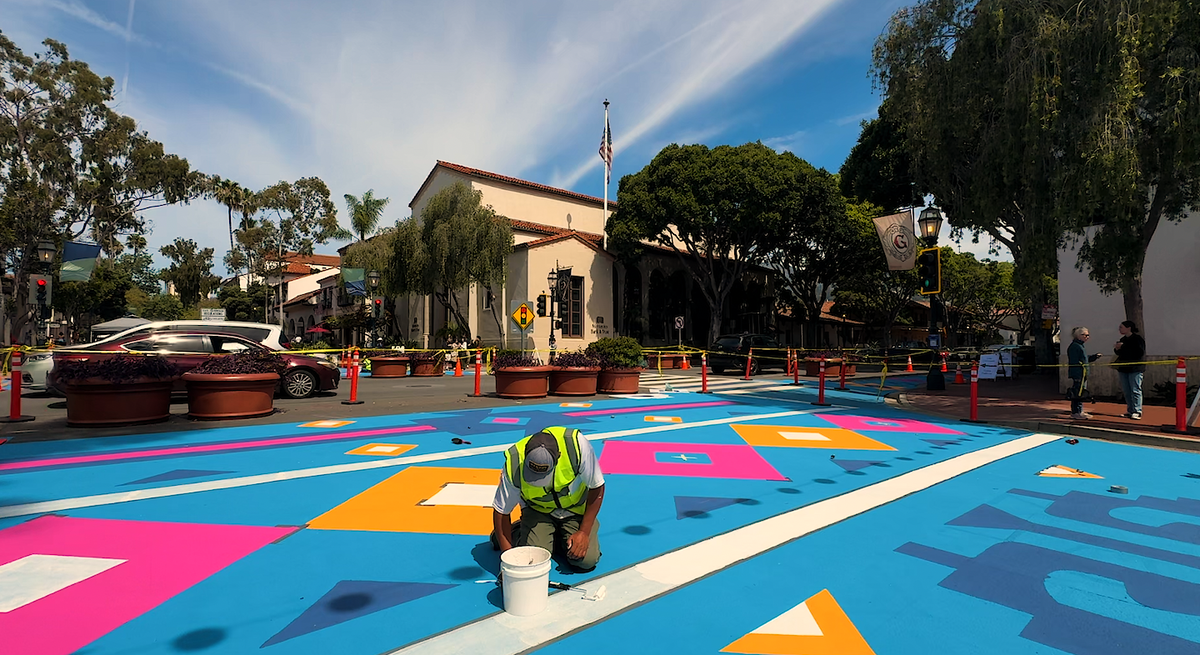 Color Spreads as Downtown Street Art Project Builds Momentum