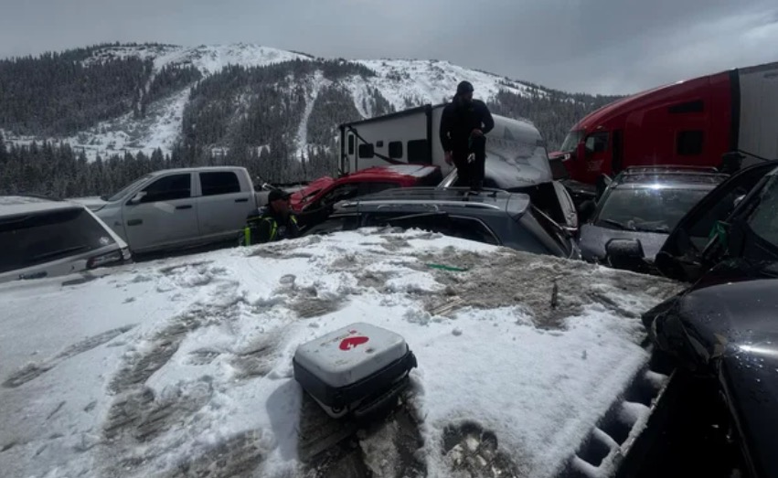 The small mountain community of Georgetown in the Colorado mountains stepped up to offer aid to people impacted by the 70-car pileup on I-70 on April 14.