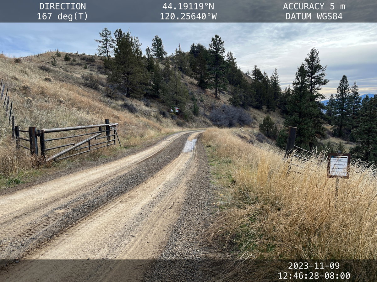 BLM is reminding visitors that Teaters Road remains open for public access