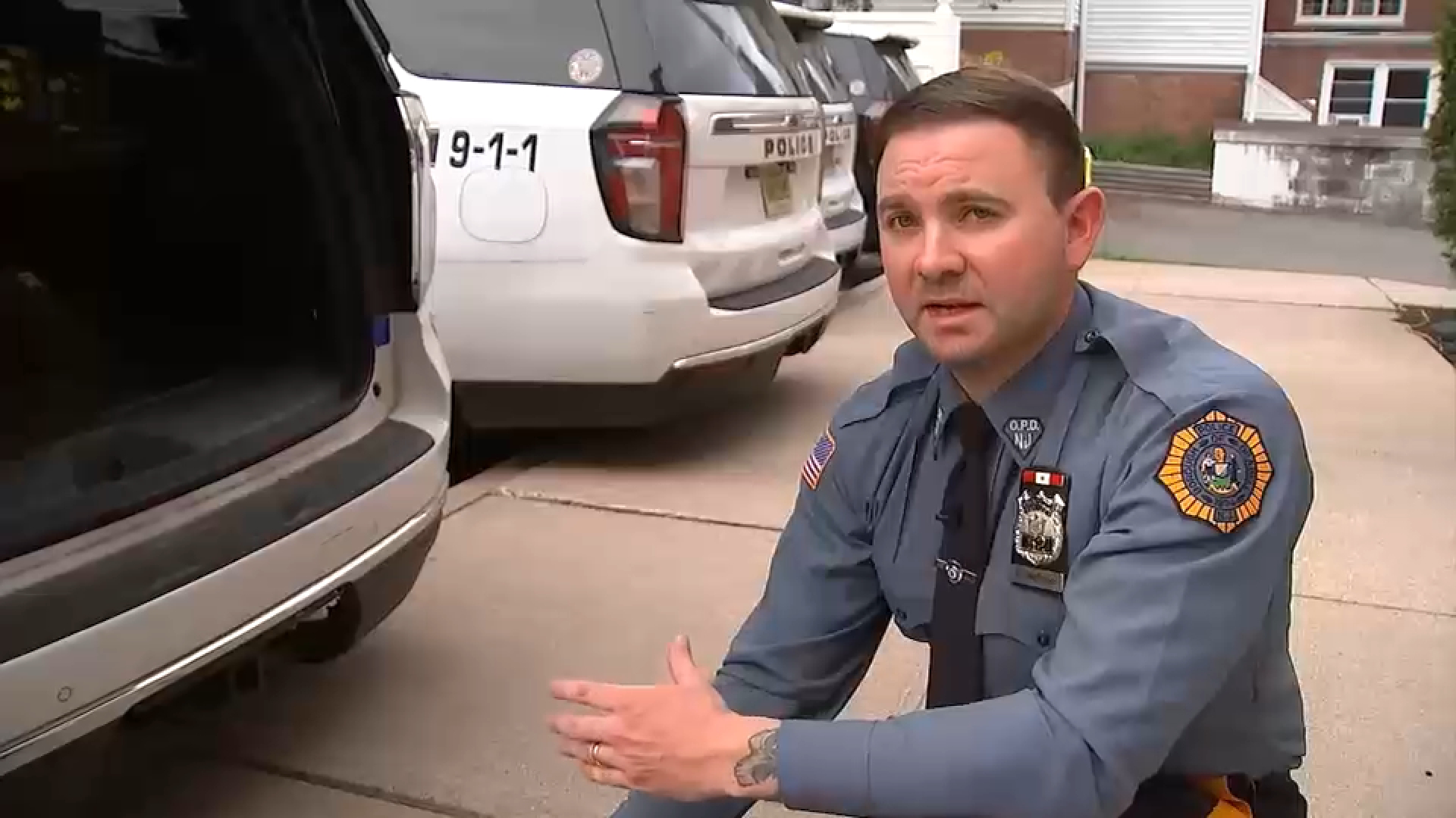 Officer Frank Stefano was off-duty when he attended a hockey game in Hackensack jumped into action when one of the goalies collapsed and went into cardiac arrest.