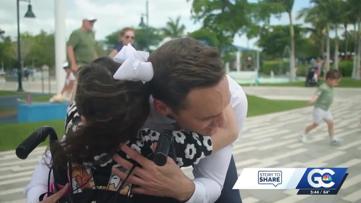 Anywyn Watts met the person who made her hospital days a little brighter.