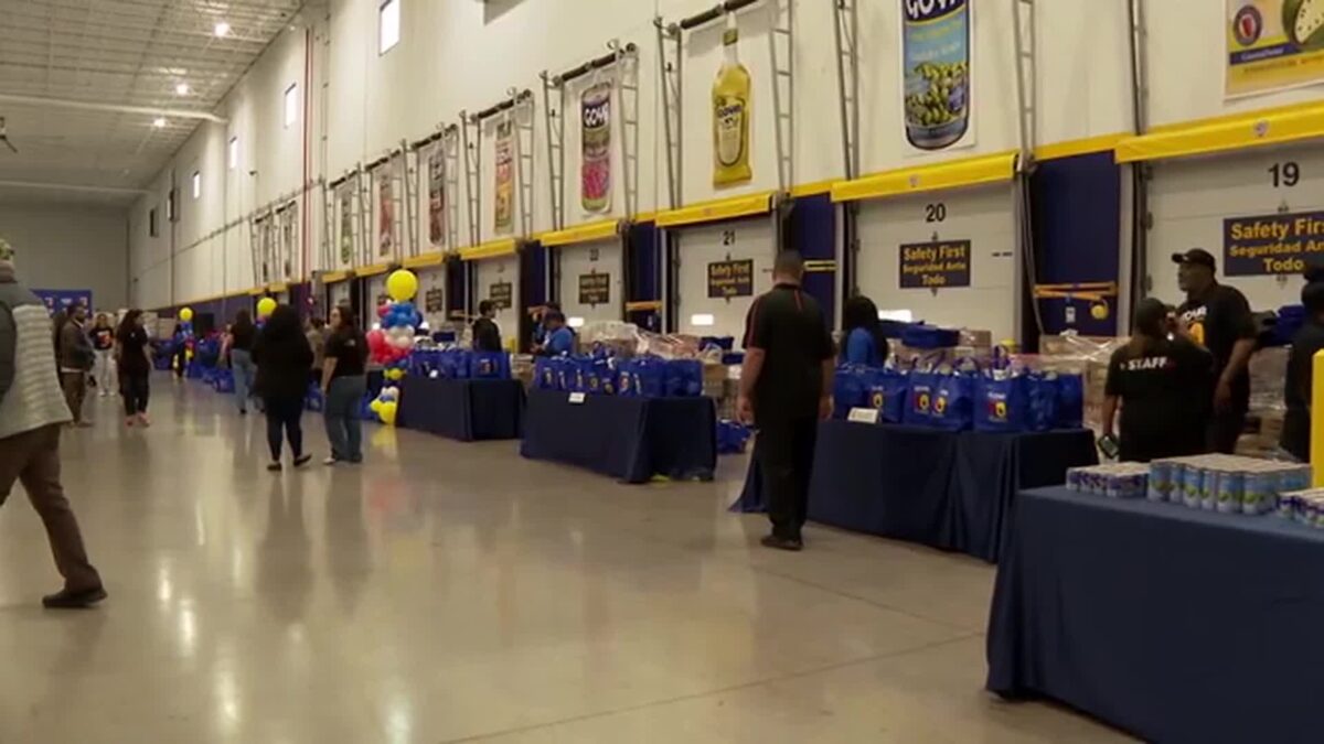 Goya Foods is celebrating a major milestone with a gift of a million pounds of food to help feed families all over the country.