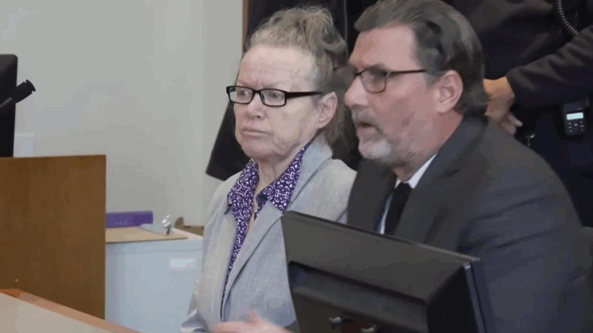 Judy Church appears in court for her sentencing on April 2