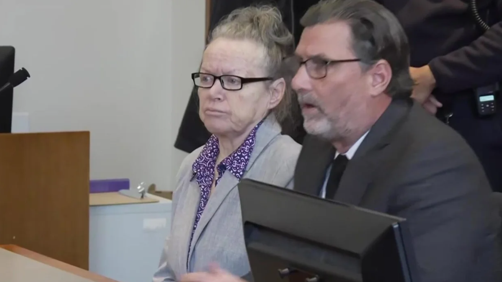 Judy Church appears in court for her sentencing on April 2