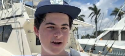 A Massachusetts family's fishing trip off Fort Lauderdale turned into the catch of a lifetime Monday when they reeled in a 10-foot great white shark about a mile offshore.