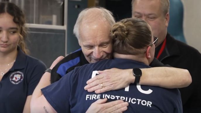 A training exercise at Fox Valley Technical College took a sudden and serious turn late March when an EMT instructor went into cardiac arrest in front of his students. The students' quick response is credited with saving his life.