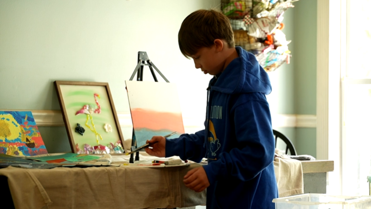 Elliot Hendrix had retinoblastoma when he was a toddler