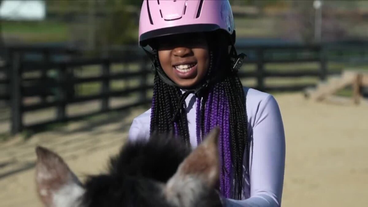 9-year-old Jaiyon Taylor of Prince George has qualified for the Interscholastic Equestrian Association (IEA) Nationals