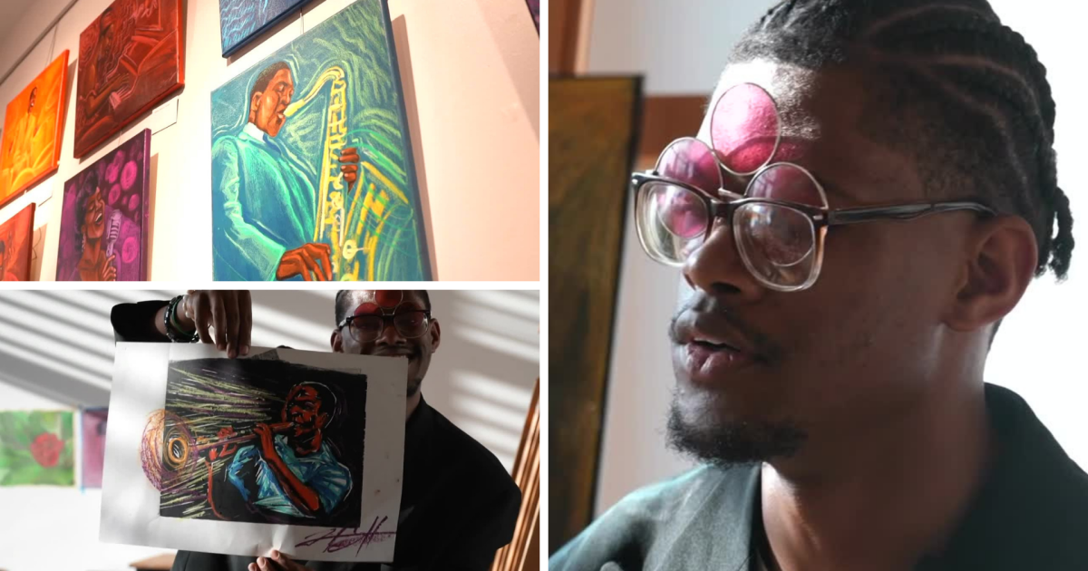 Joshua Branch-Howell is combining his passion for music and portraiture in his first solo show exhibition