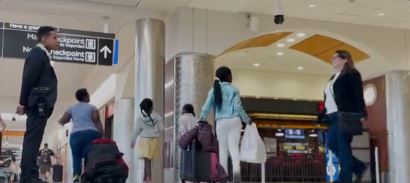 Officials with Atlanta Fire and Rescue said the 71-year-old man collapsed near the North Terminal parking area at the Atlanta airport.