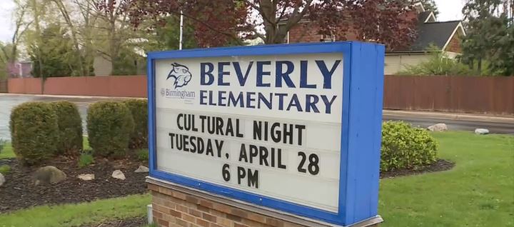 How do images of assault rifles and political slurs end up at an elementary school function? That's the question in Beverly Hills after a celebration of heritage turned into a conversation about discrimination and student safety.