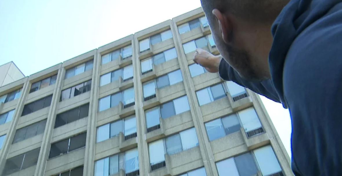 A four-year-old boy is expected to recover after falling from a seventh-floor window at an apartment complex in Worcester