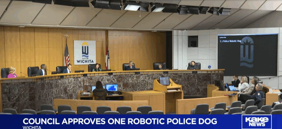The Wichita Police Department won't be getting two robotic dogs -- they'll be getting one.