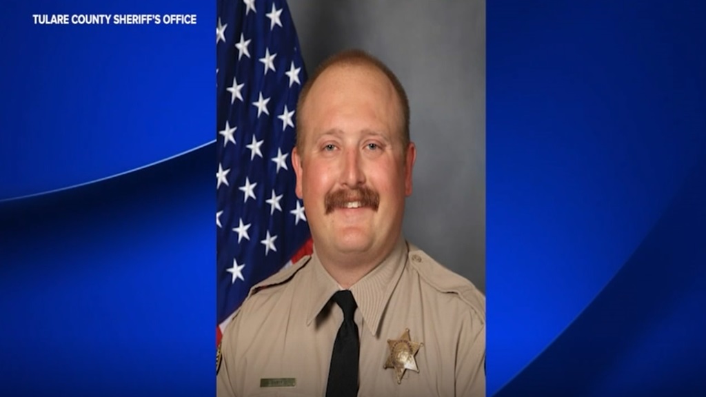 Tulare County Sheriff Mike Boudreaux confirms a Tulare County Sheriff's Office detective was shot and killed during a confrontation in Porterville.