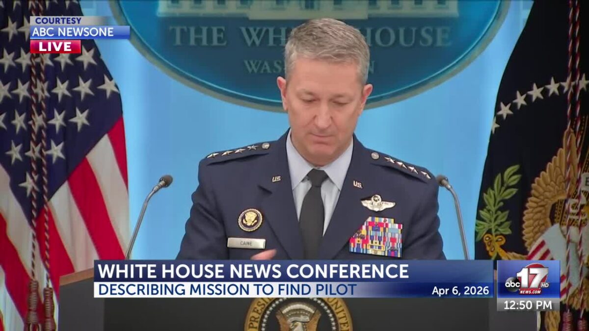 WATCH IN FULL: President Trump discusses aviators’ rescue