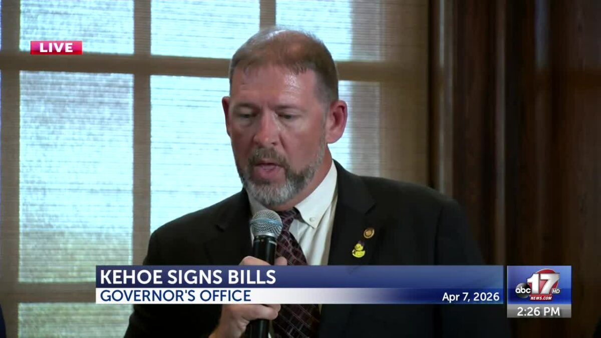 Kehoe signs bills related to crime