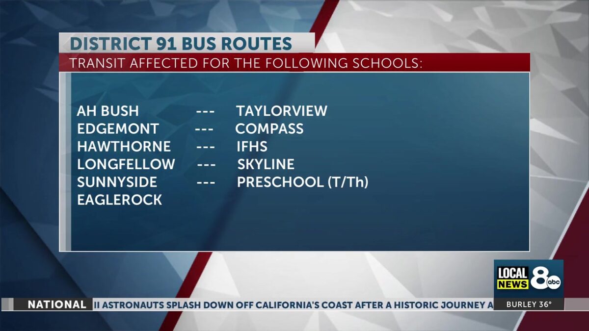 Road Closure on S. 5th West in Idaho Falls to cause traffic disruptions & school bus delays